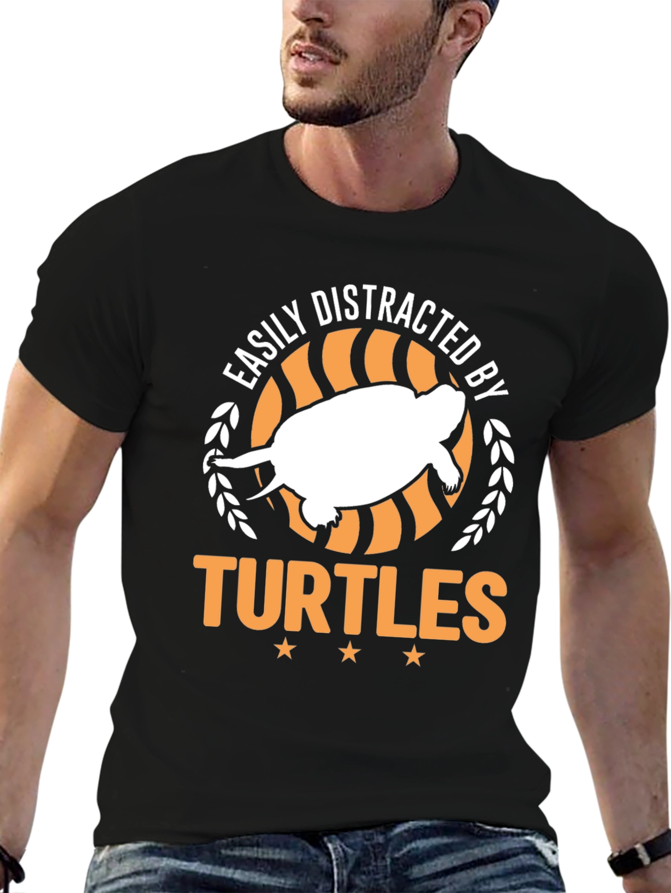 Easily Distracted By Turtles Graphic T-Shirt