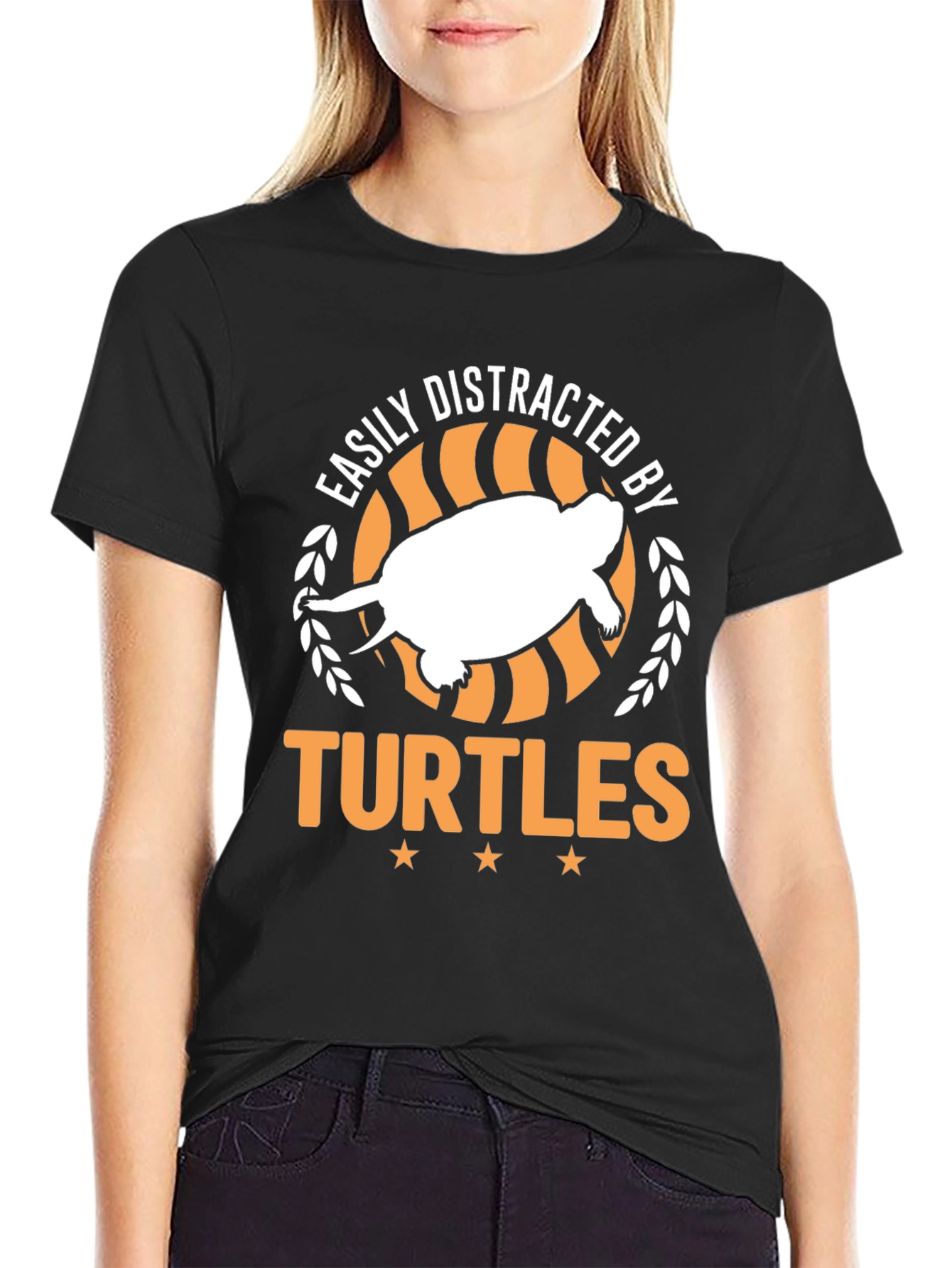 Easily Distracted By Turtles Graphic T-Shirt