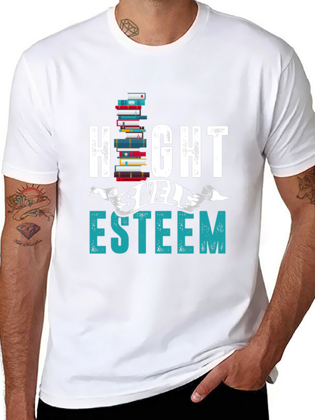 High Shelf Esteem T-Shirt - Book Lover Tee