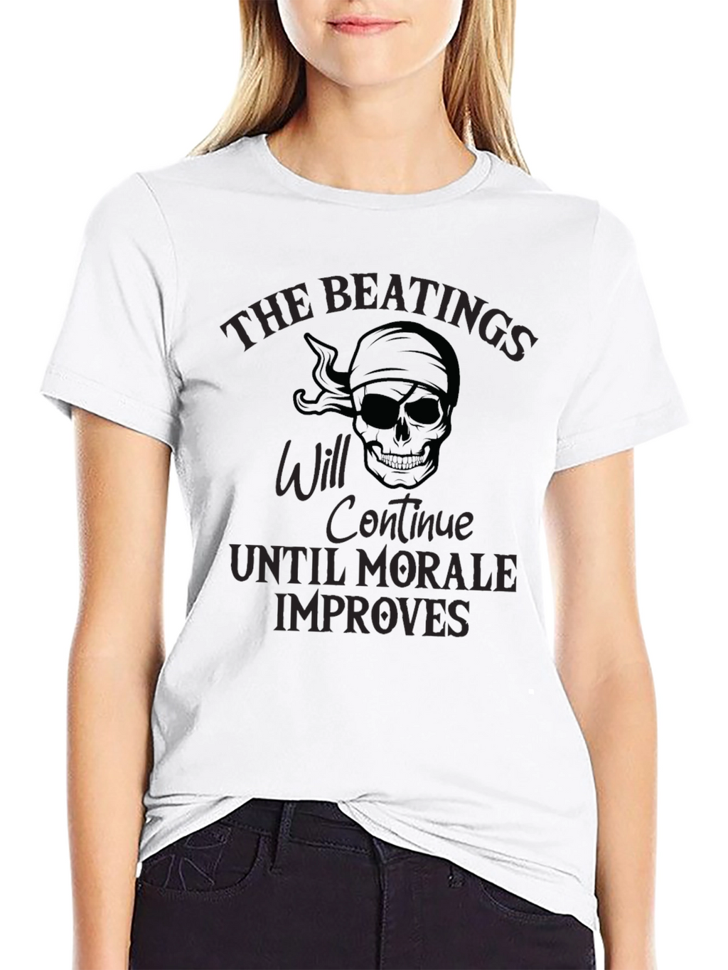 Beating Skull Humor T-Shirt