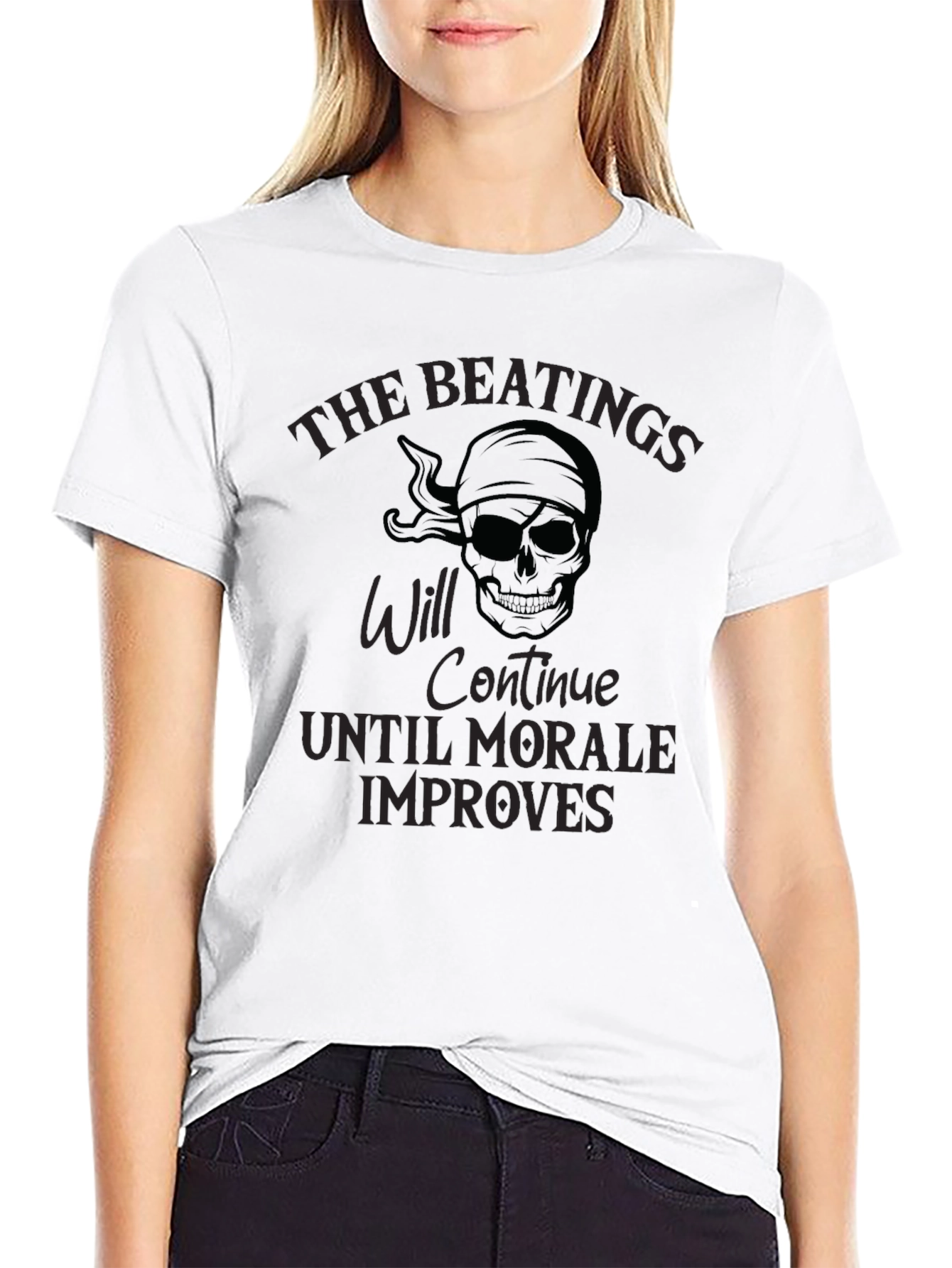 Beating Skull Humor T-Shirt