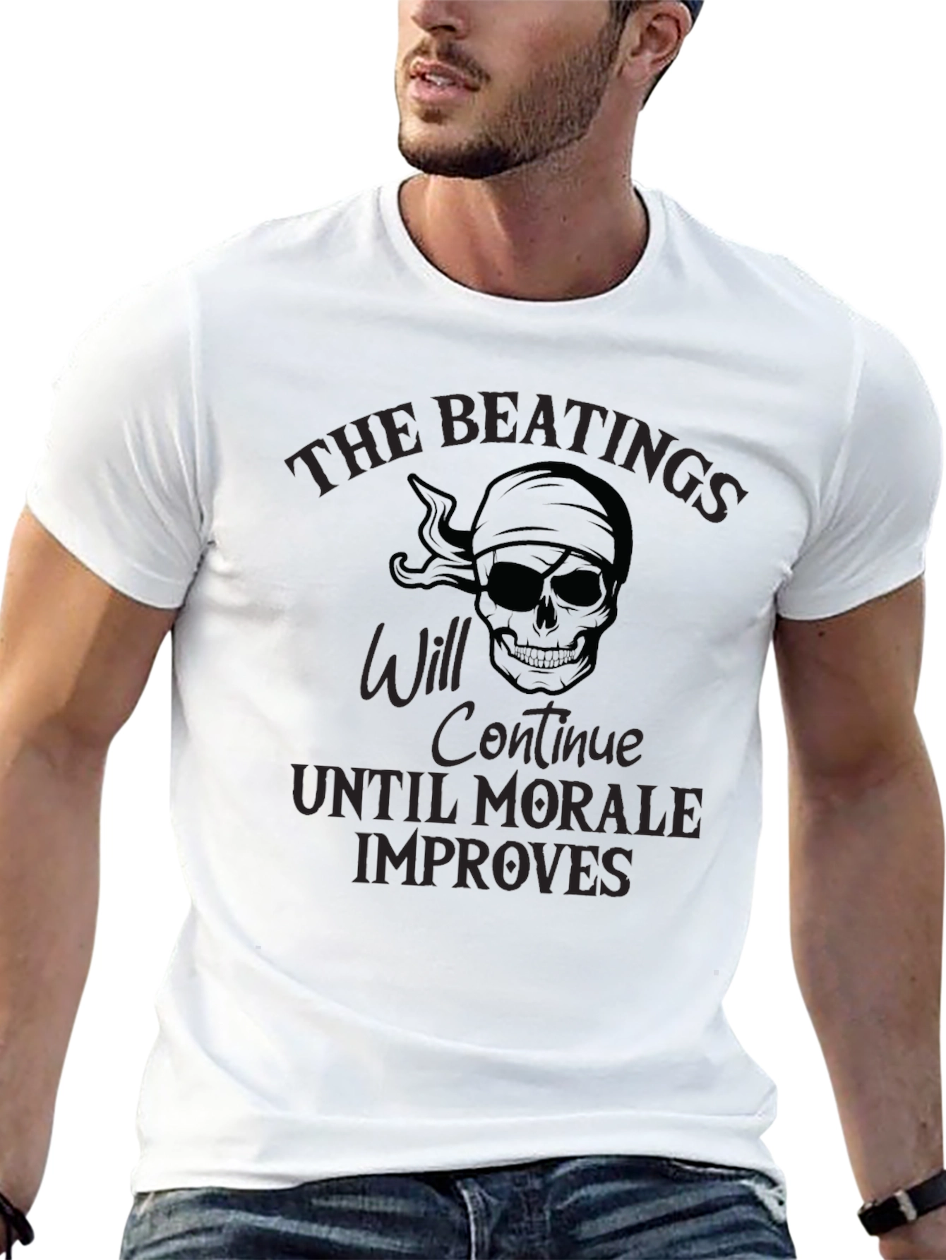 Beating Skull Humor T-Shirt