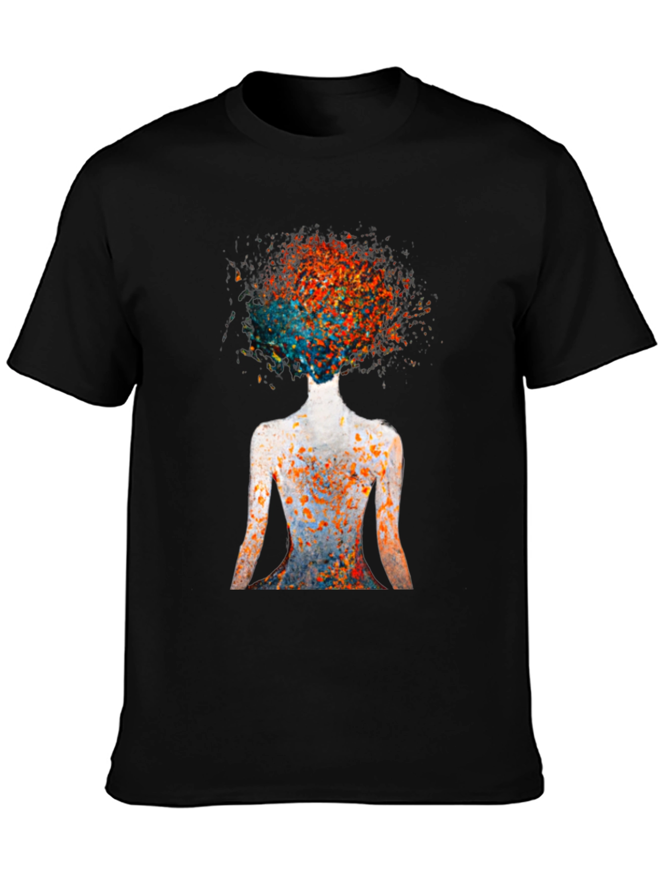 Abstract Art T-Shirt - Black Graphic Tee