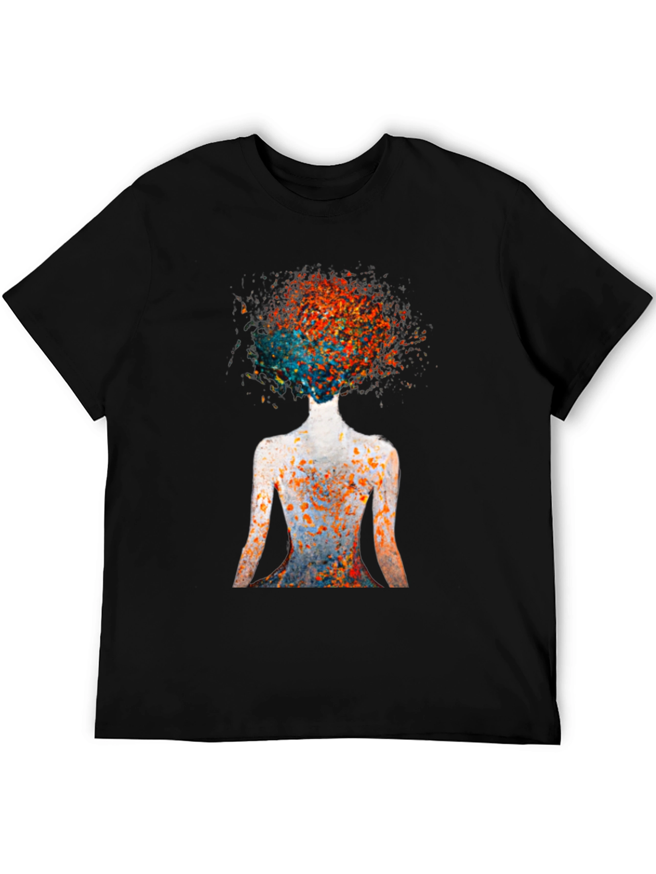 Abstract Art T-Shirt - Black Graphic Tee