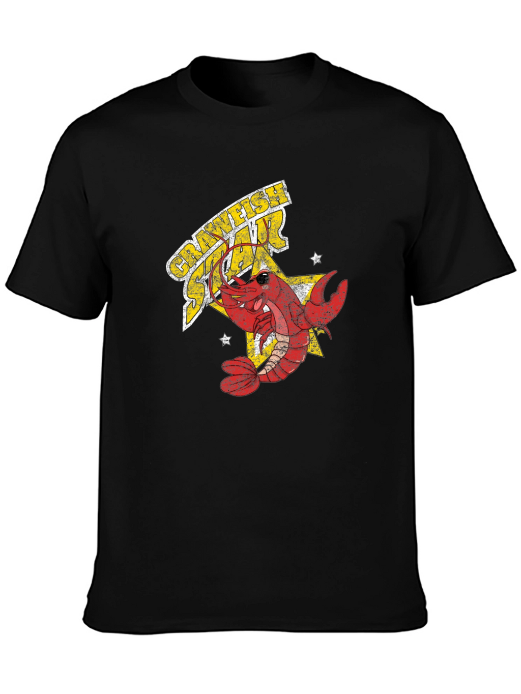 Crawfish Star T-Shirt - Fun Graphic Tee