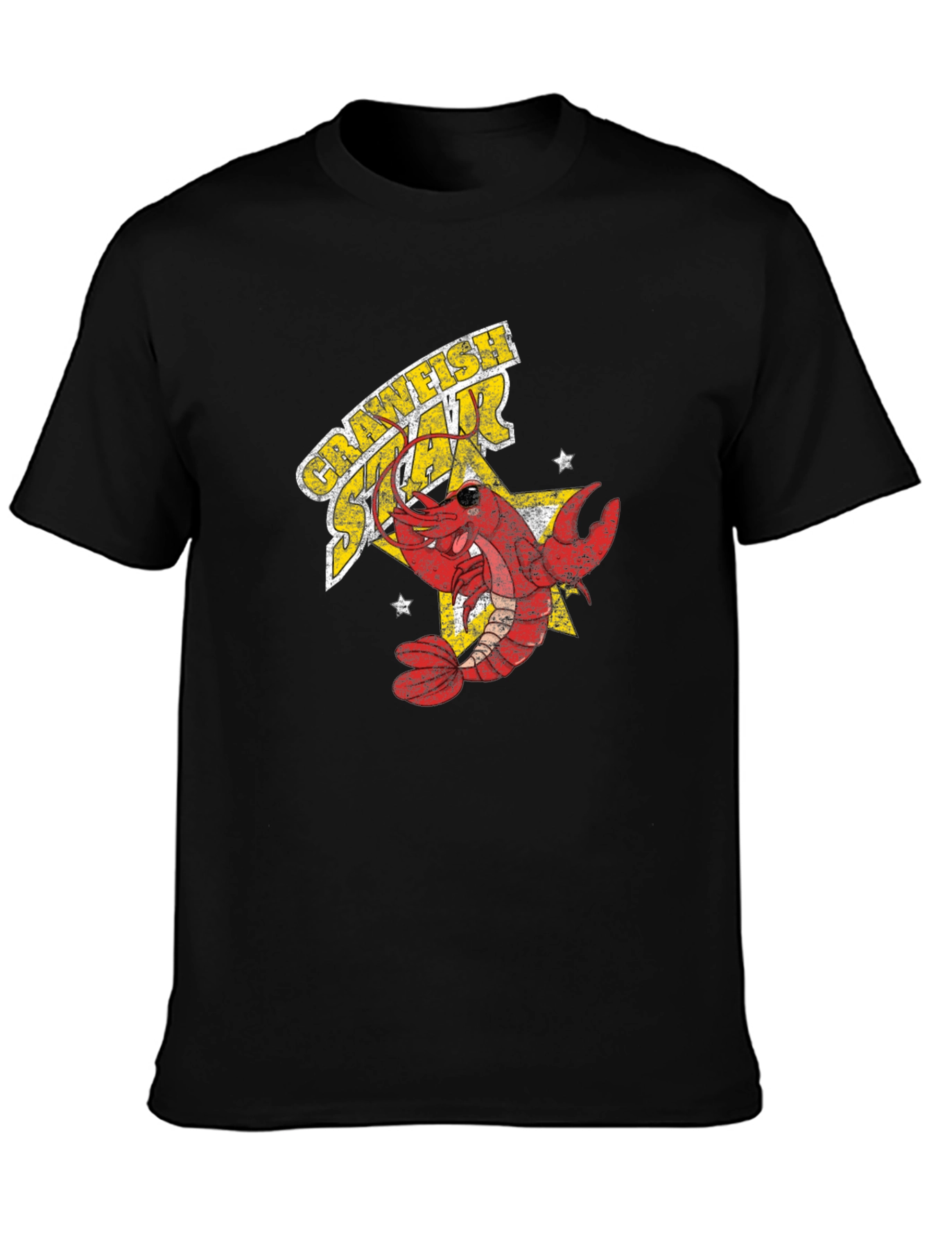 Crawfish Star T-Shirt - Fun Graphic Tee