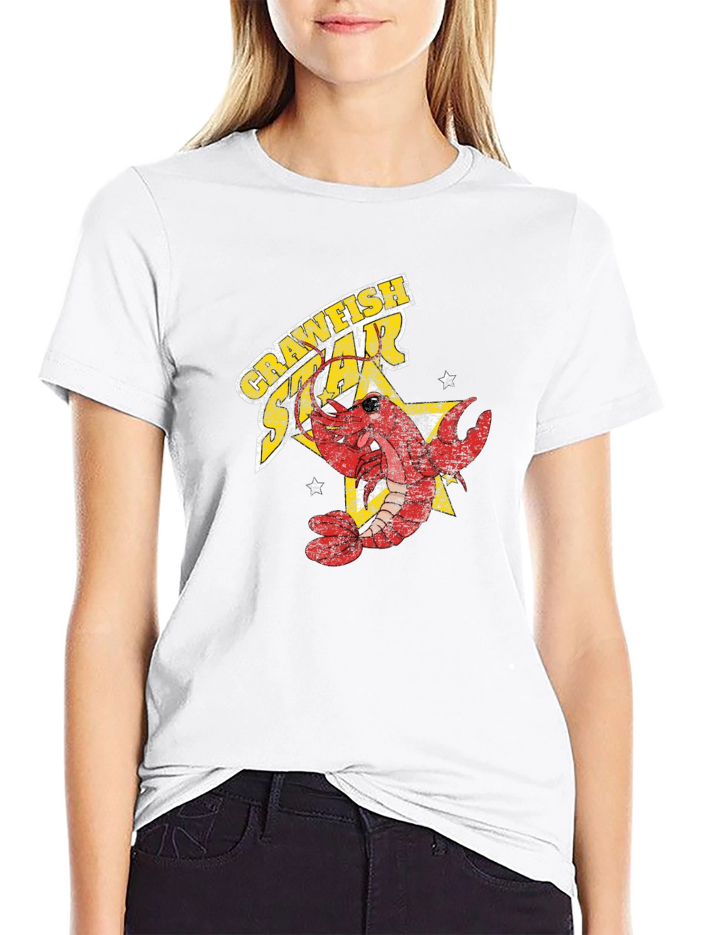Crawfish Star T-Shirt - Fun Graphic Tee