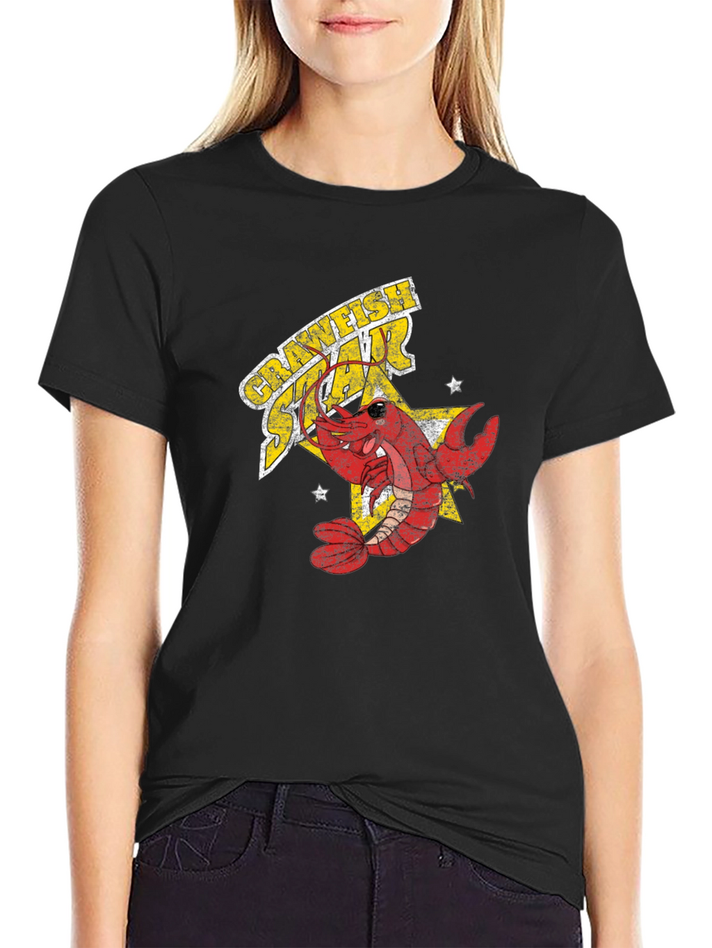 Crawfish Star T-Shirt - Fun Graphic Tee