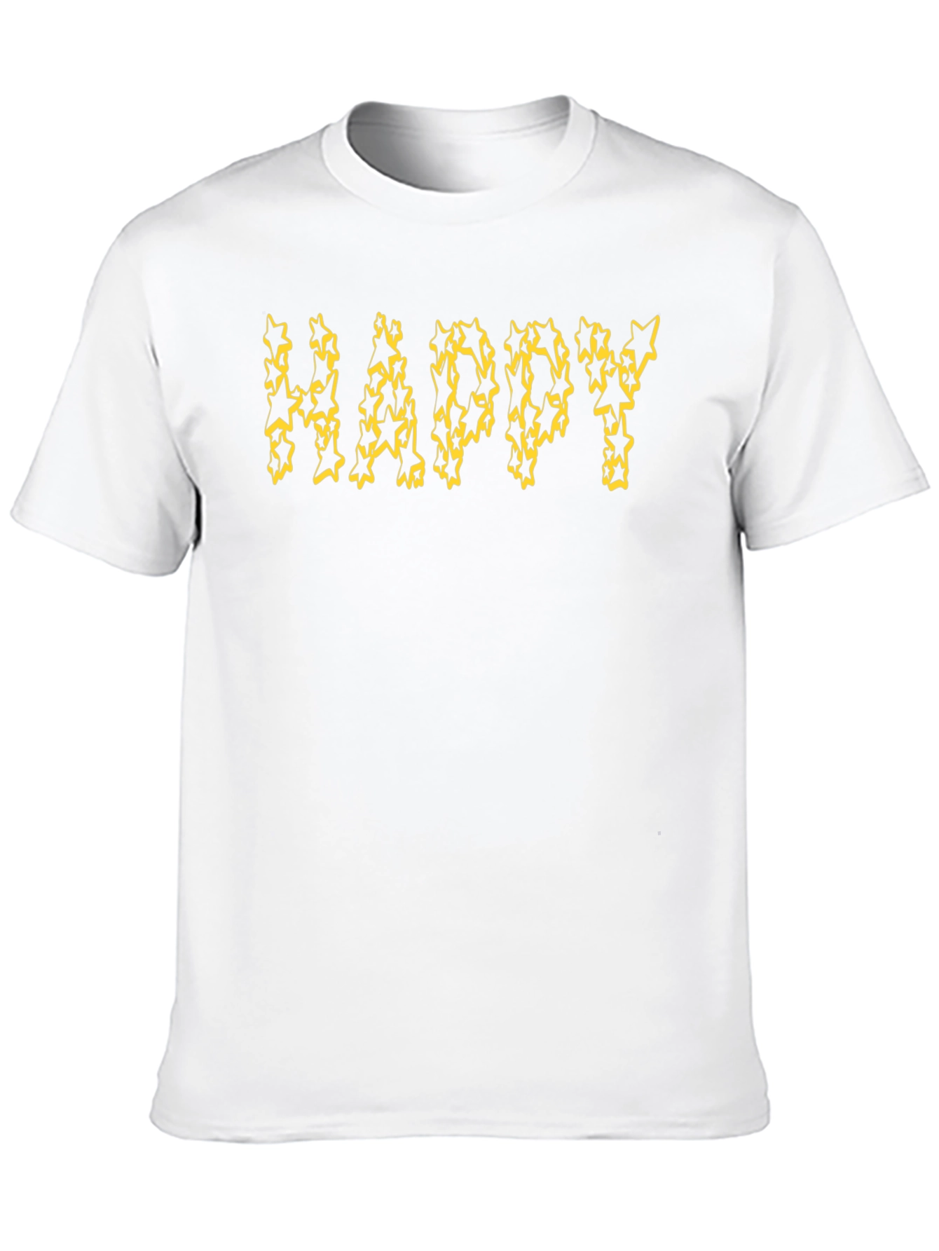 Happy Starry Black T-Shirt