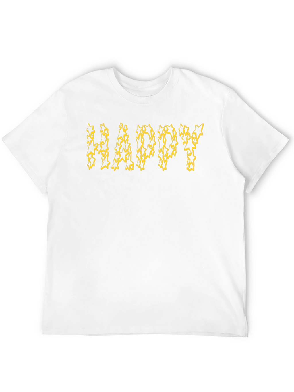 Happy Starry Black T-Shirt