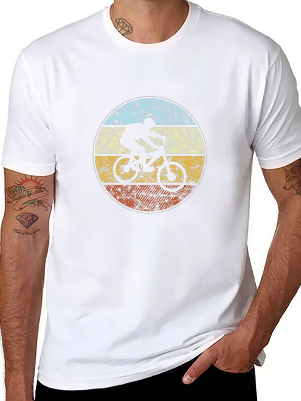 Retro Cycling Graphic T-Shirt