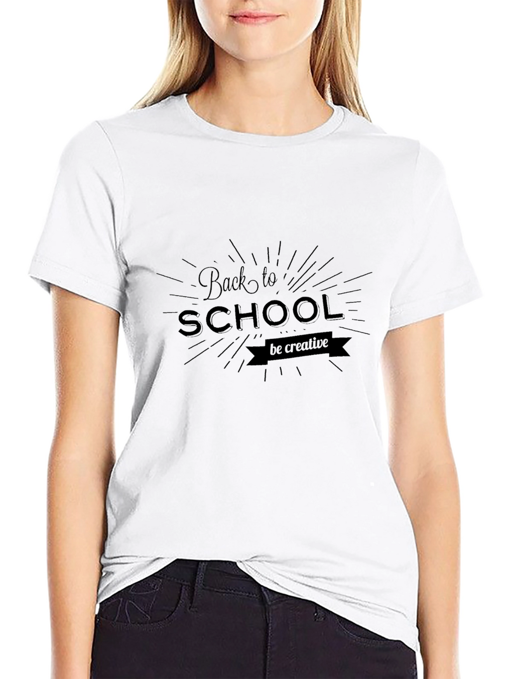 Back to School Graphic Tee - Black