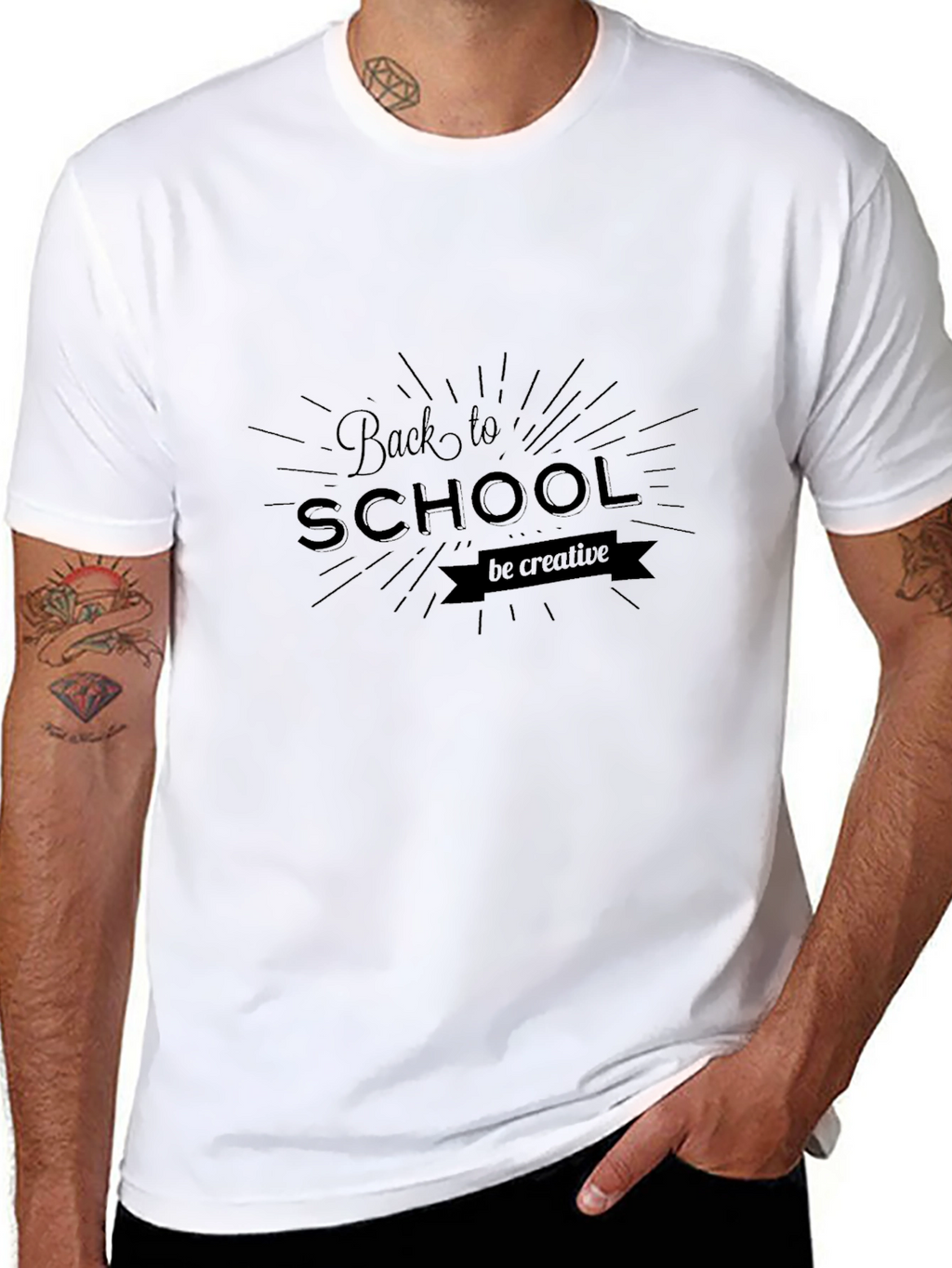 Back to School Graphic Tee - Black
