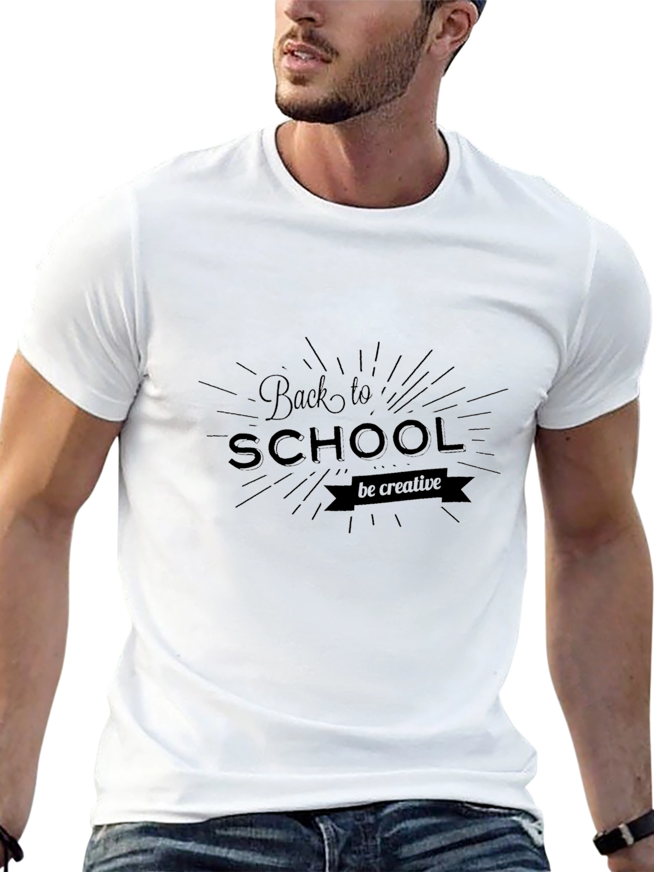 Back to School Graphic Tee - Black