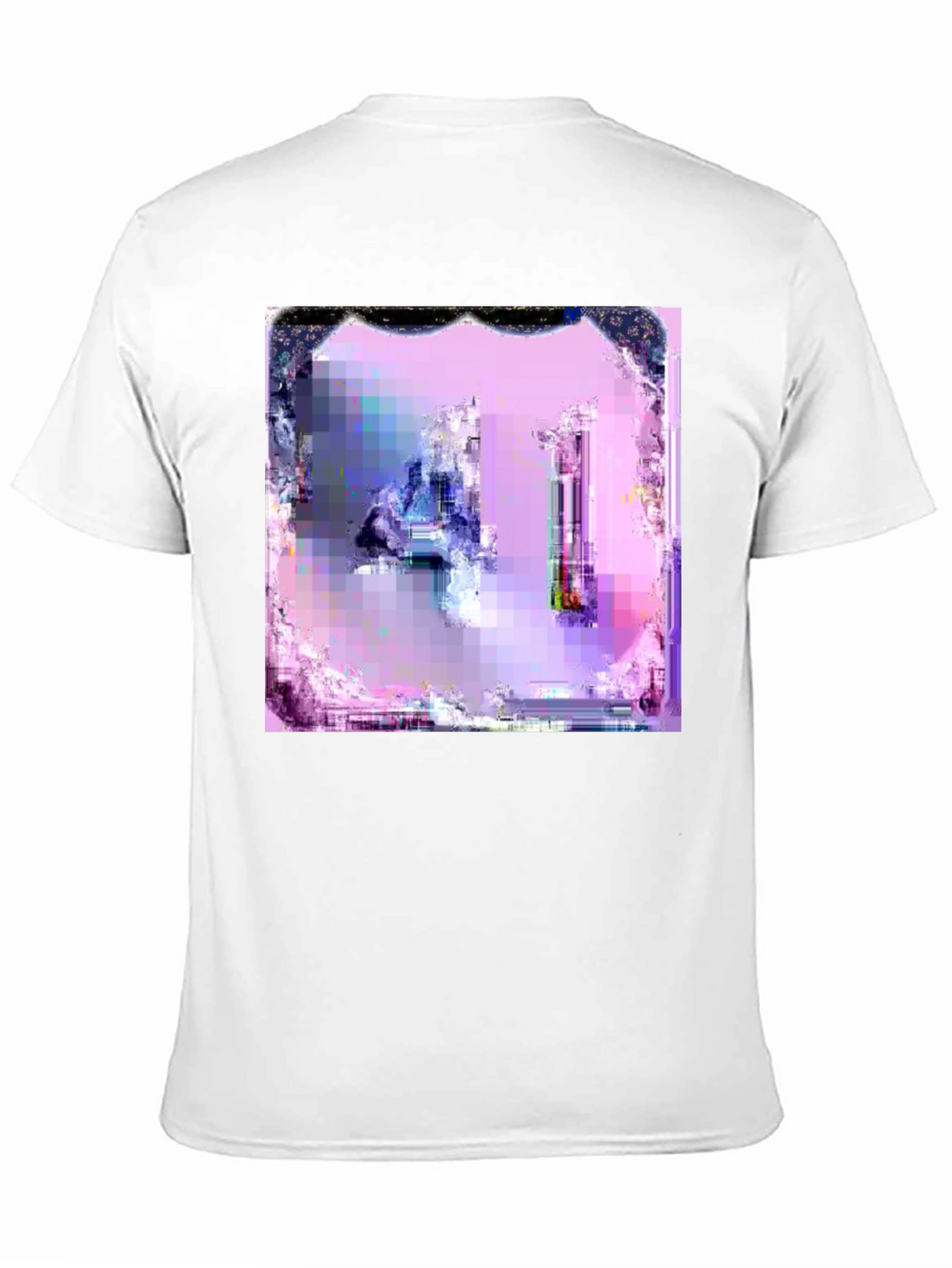 Abstract Art Graphic Tee - Pixelated Design