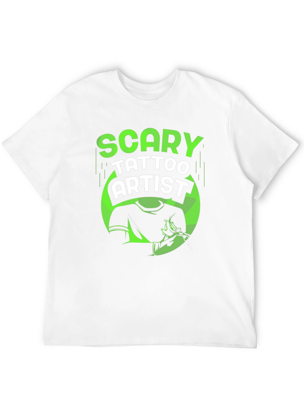 Scary Tattoo Artist Graphic T-Shirt