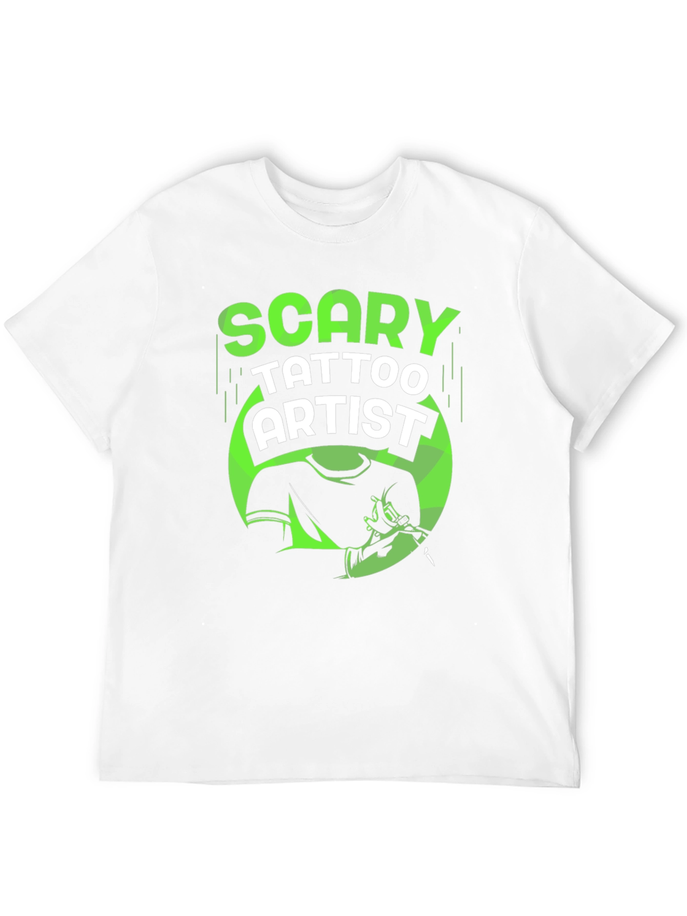 Scary Tattoo Artist Graphic T-Shirt