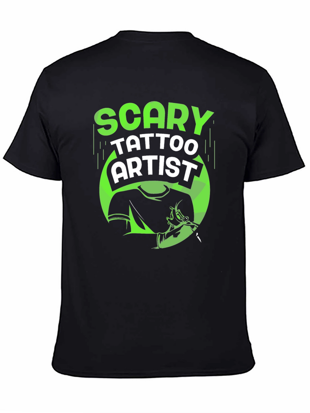 Scary Tattoo Artist Graphic T-Shirt