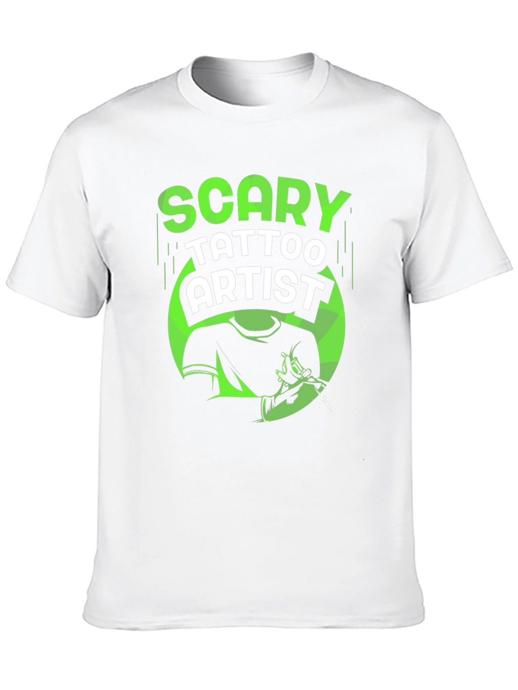 Scary Tattoo Artist Graphic T-Shirt