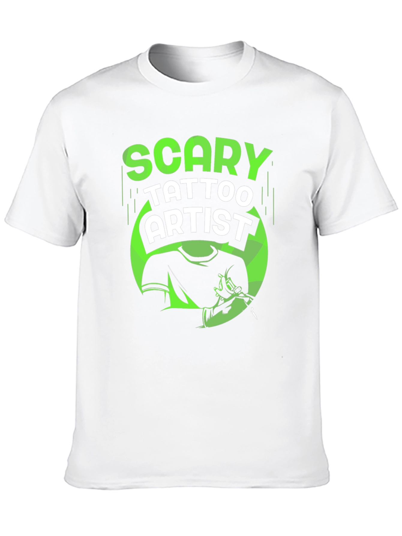 Scary Tattoo Artist Graphic T-Shirt