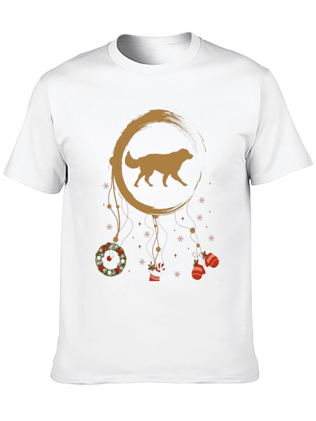 Golden Retriever Christmas Dreamcatcher T-Shirt