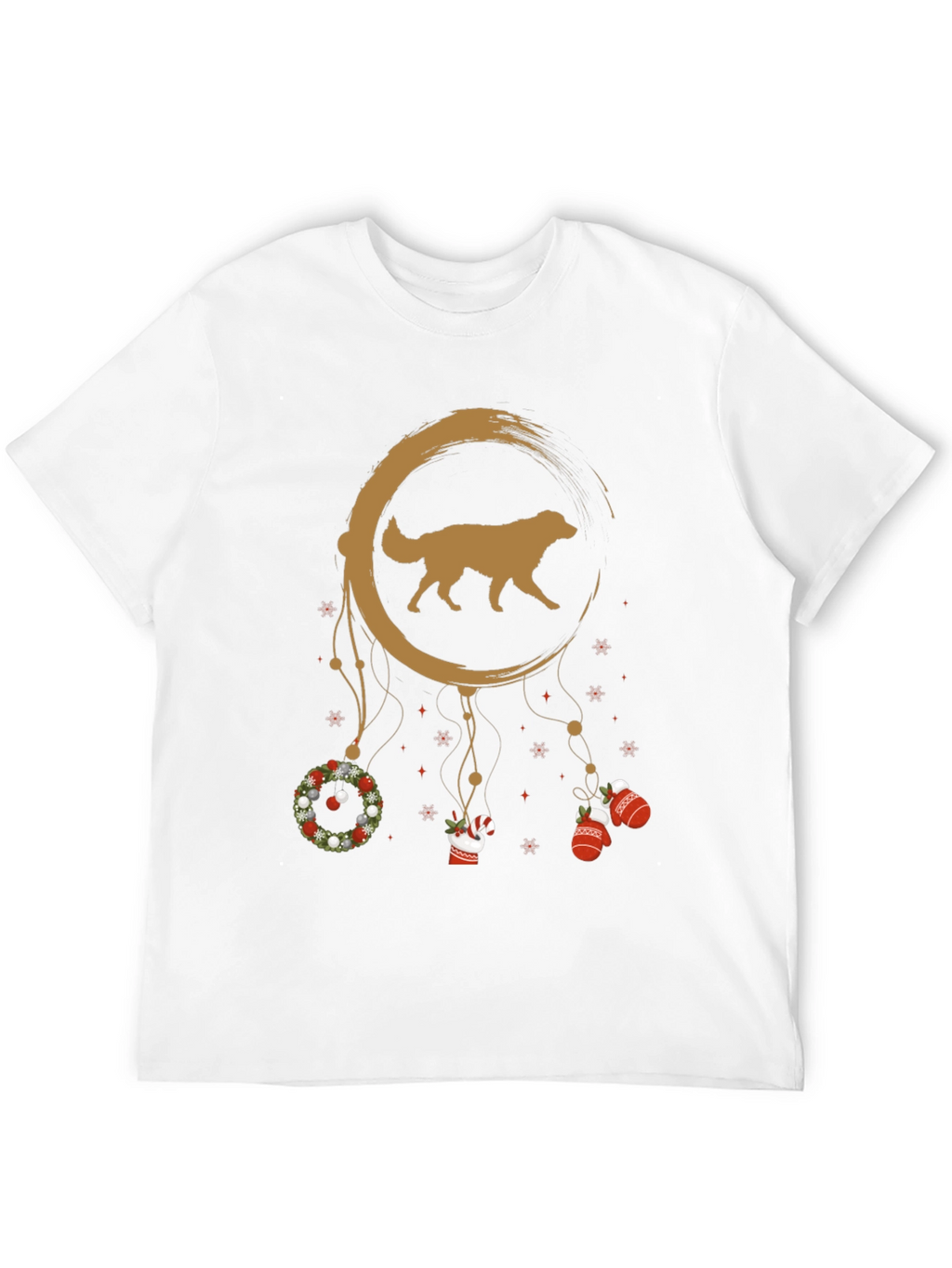 Golden Retriever Christmas Dreamcatcher T-Shirt