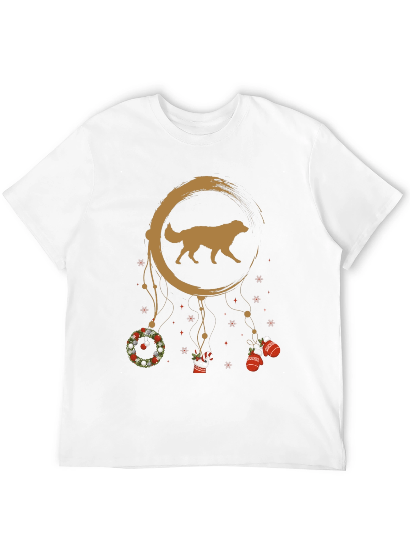 Golden Retriever Christmas Dreamcatcher T-Shirt