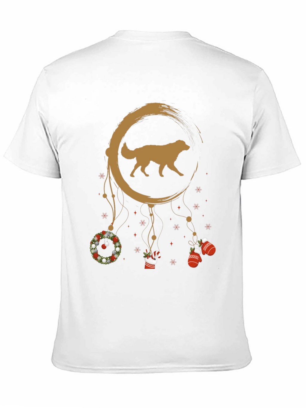 Golden Retriever Christmas Dreamcatcher T-Shirt