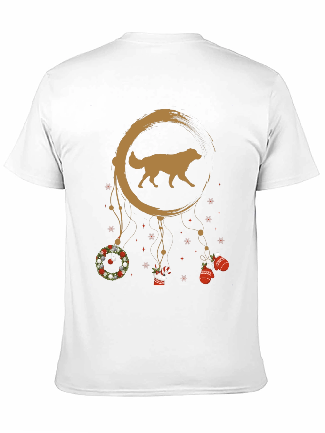 Golden Retriever Christmas Dreamcatcher T-Shirt