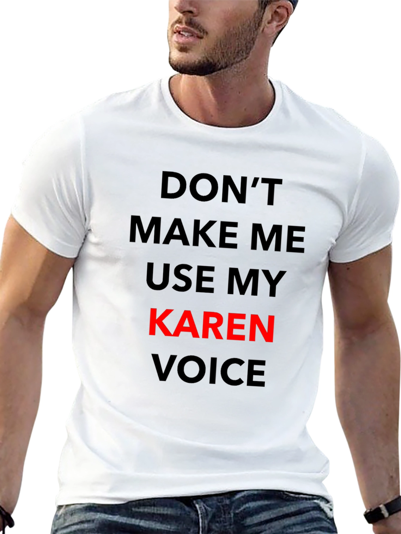 Funny Karen Voice Graphic Tee