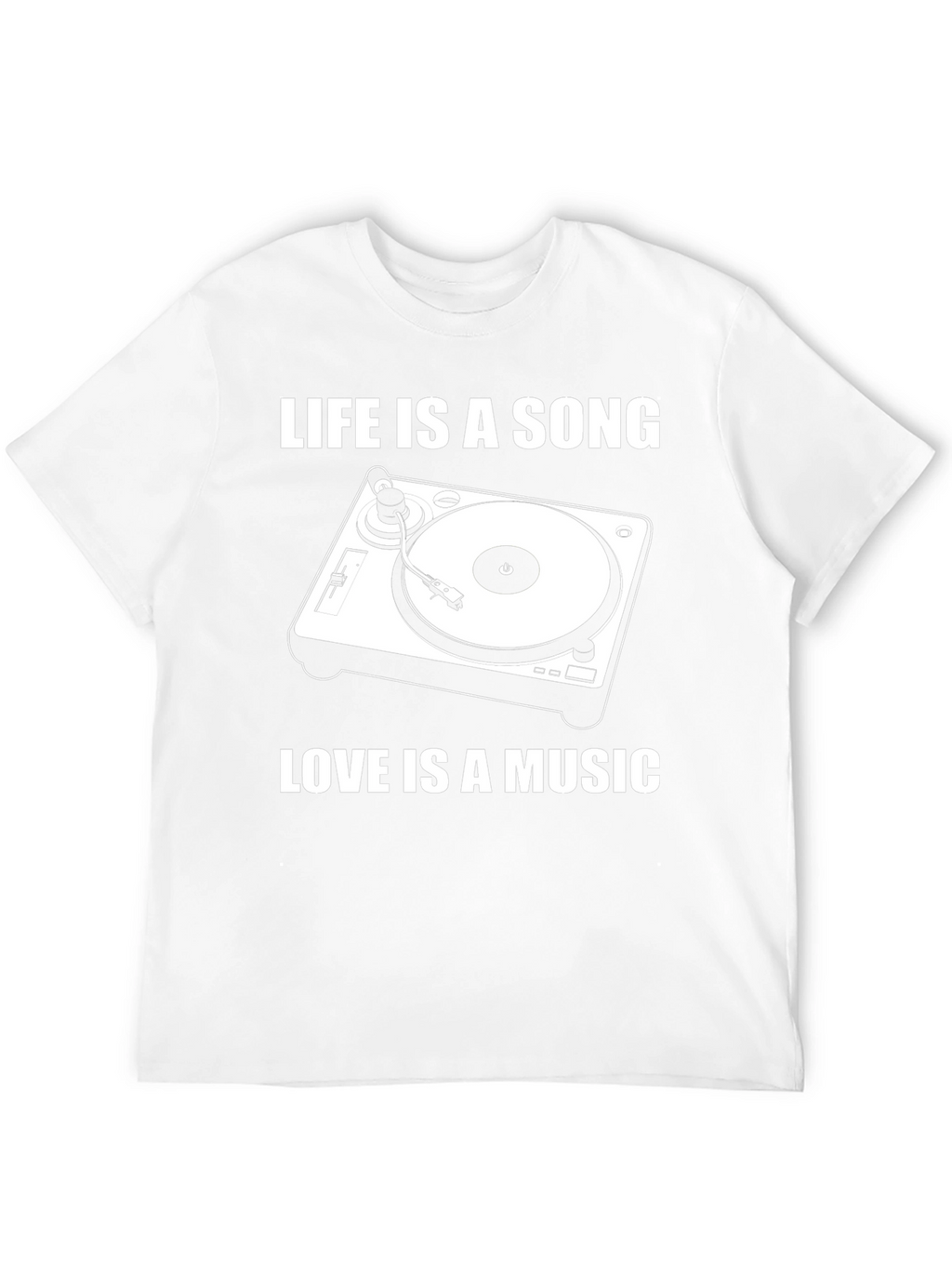 Life is a Song Black Graphic Tee