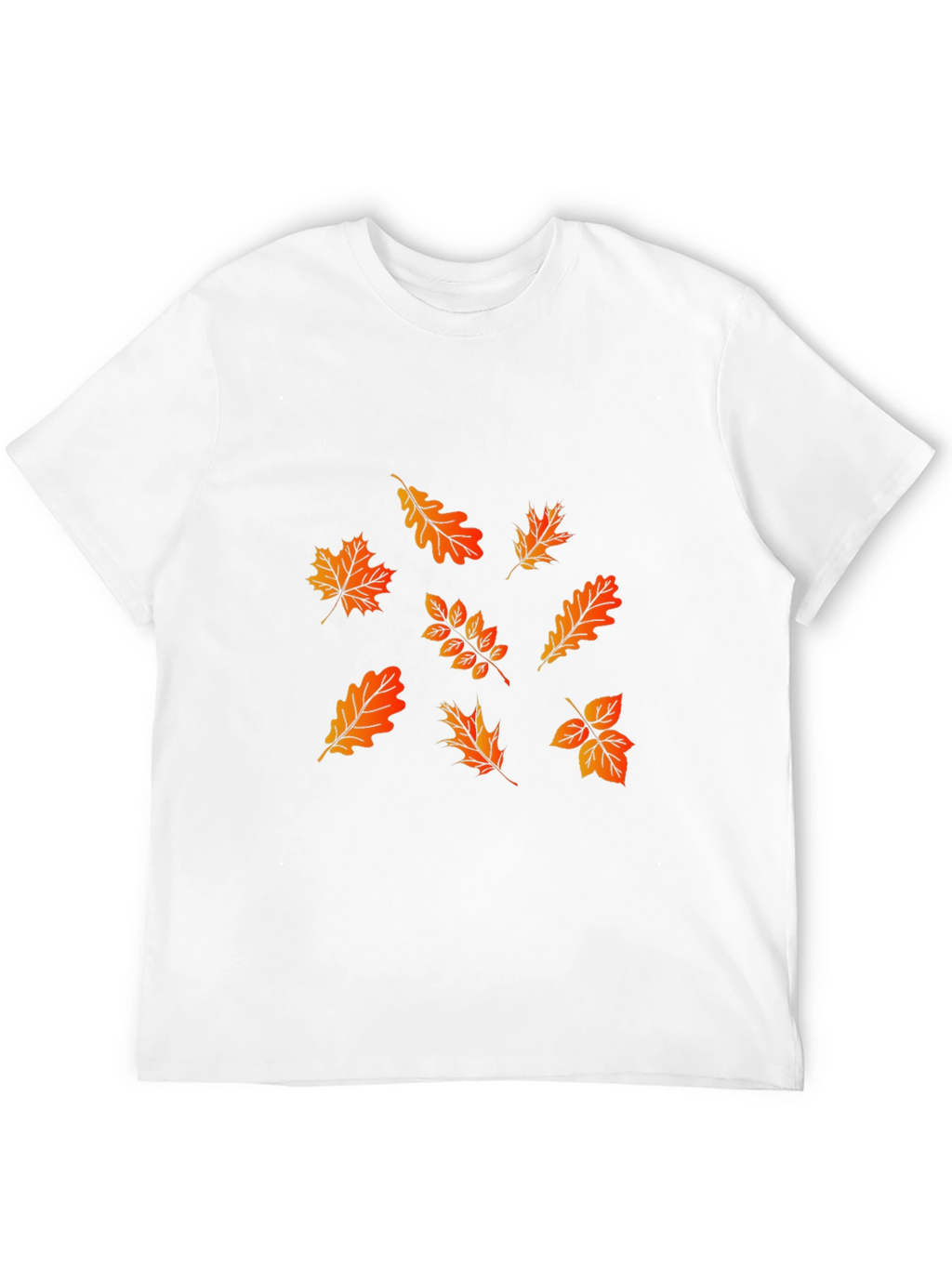 Fall Leaves Graphic Tee - Stylish Autumn Design