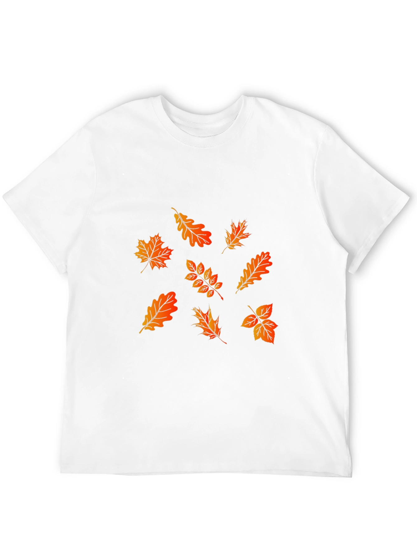 Fall Leaves Graphic Tee - Stylish Autumn Design