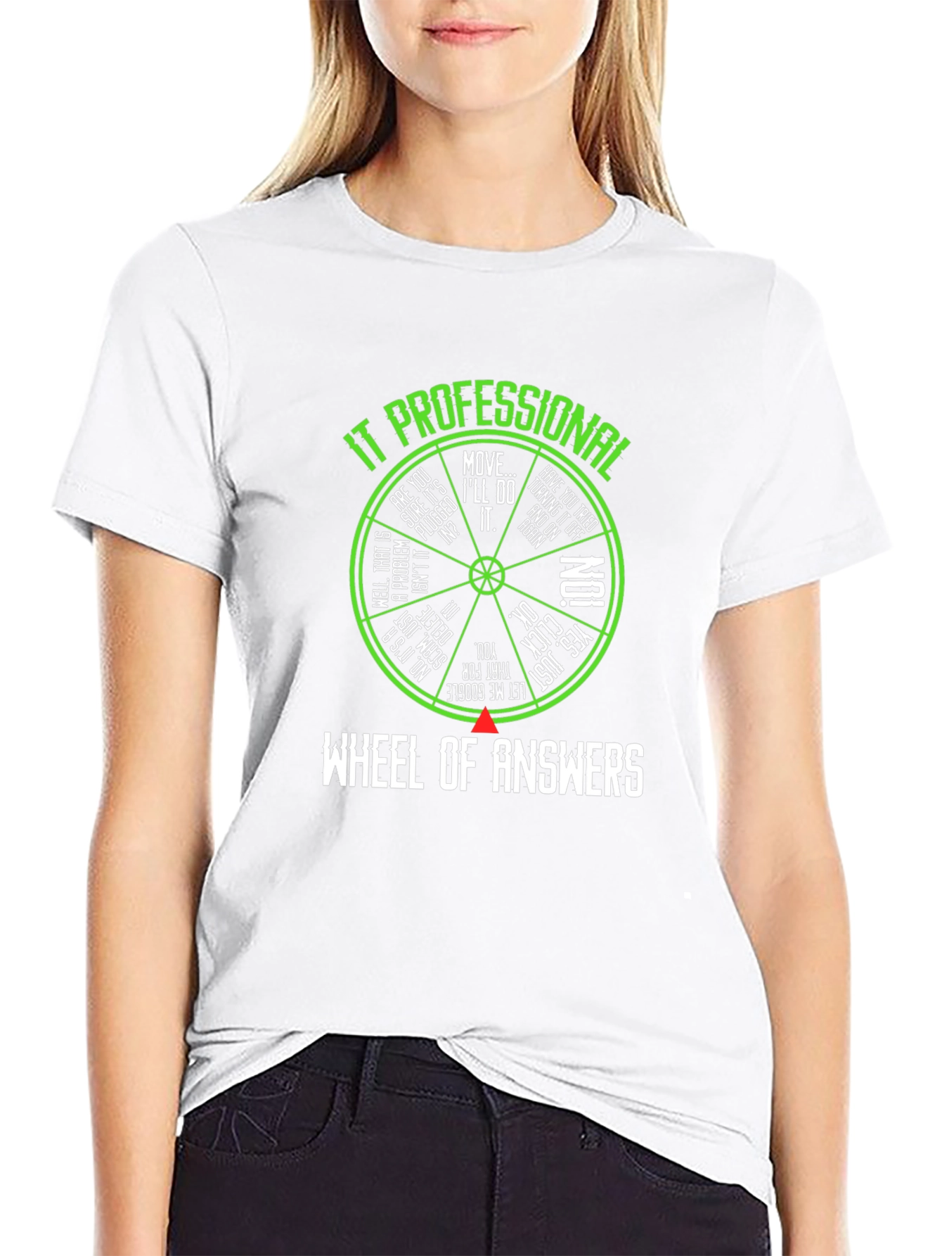IT Professional Wheel of Answers T-Shirt