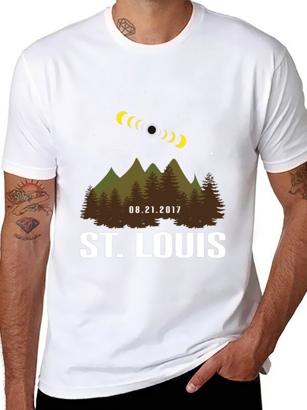 St. Louis Eclipse T-Shirt - 2017 Total Solar Eclipse