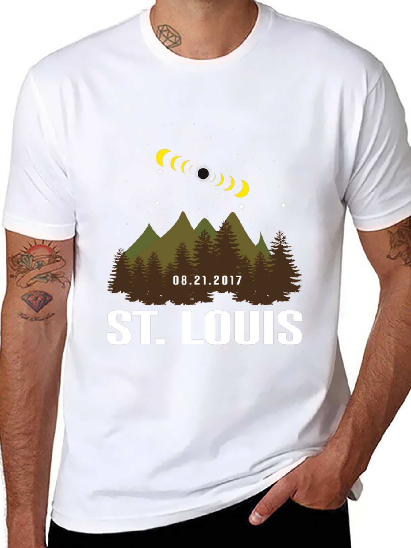 St. Louis Eclipse T-Shirt - 2017 Total Solar Eclipse