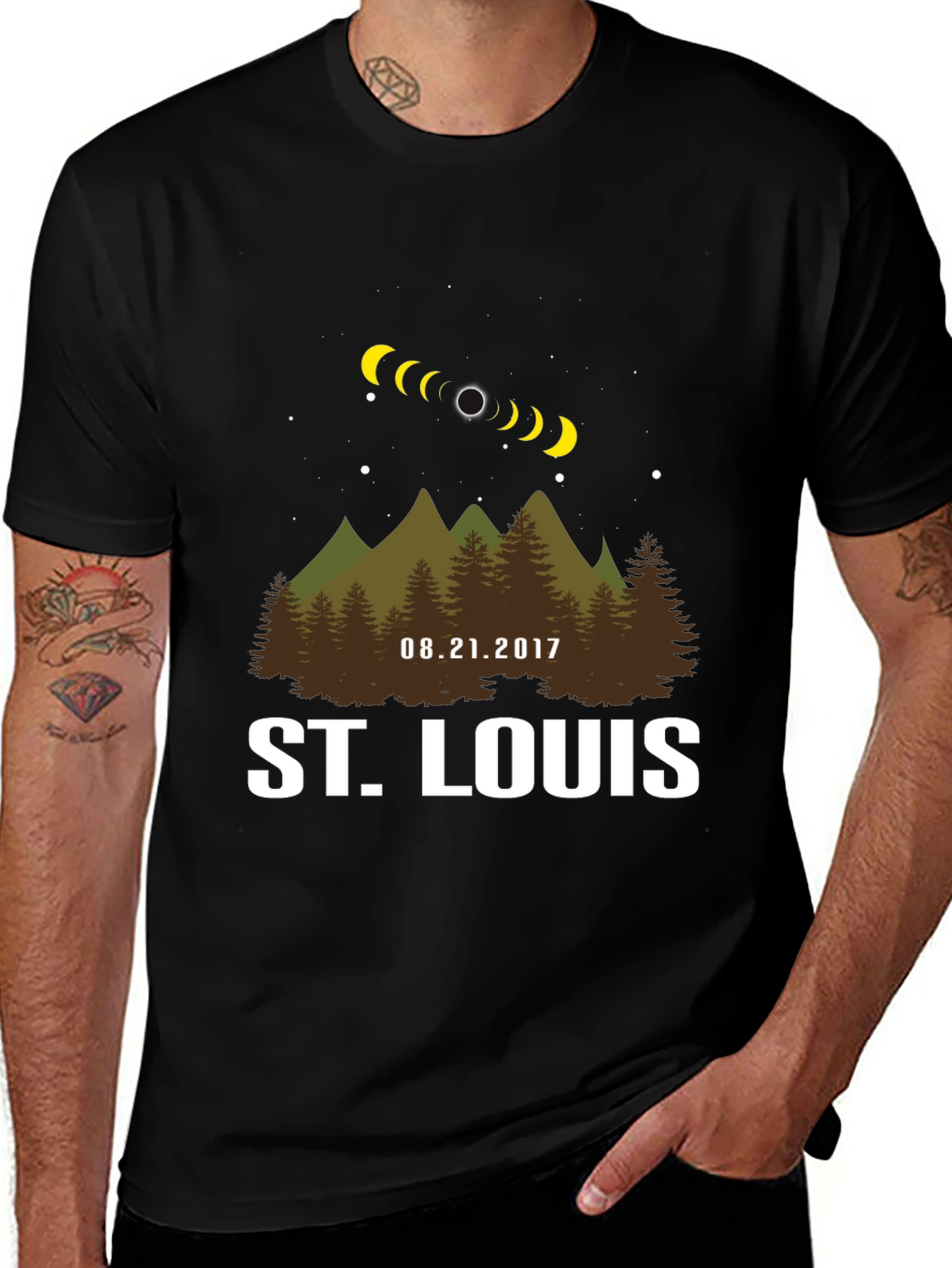 St. Louis Eclipse T-Shirt - 2017 Total Solar Eclipse