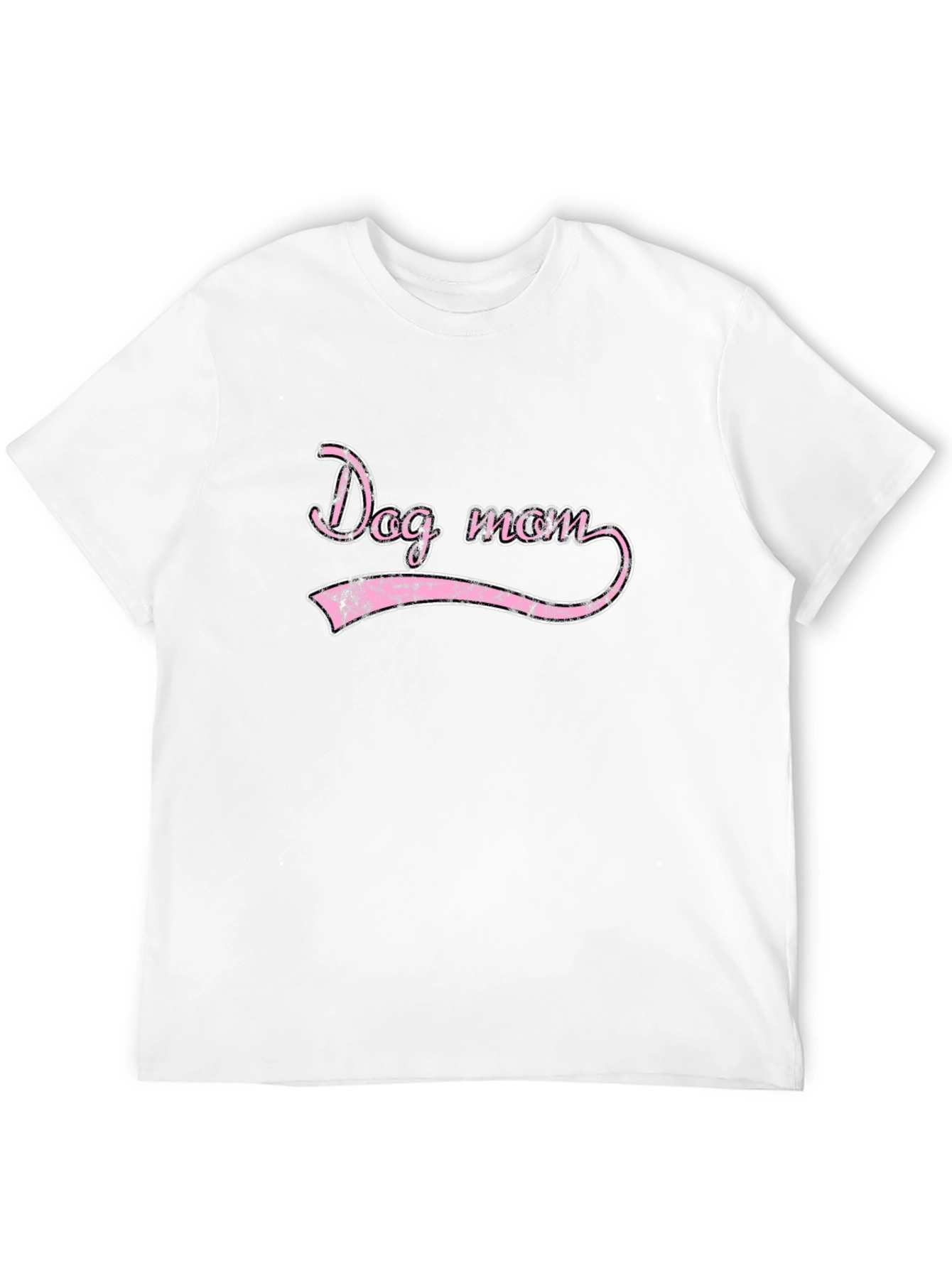 Dog Mom Black Tee Shirt