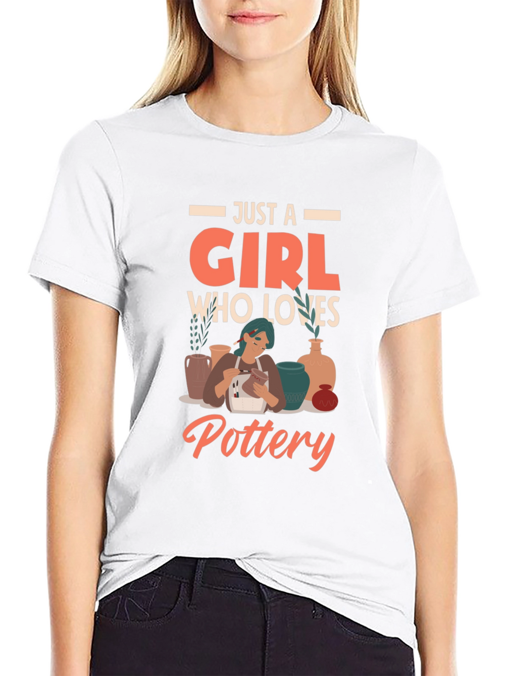 Just a Girl Who Loves Pottery T-Shirt