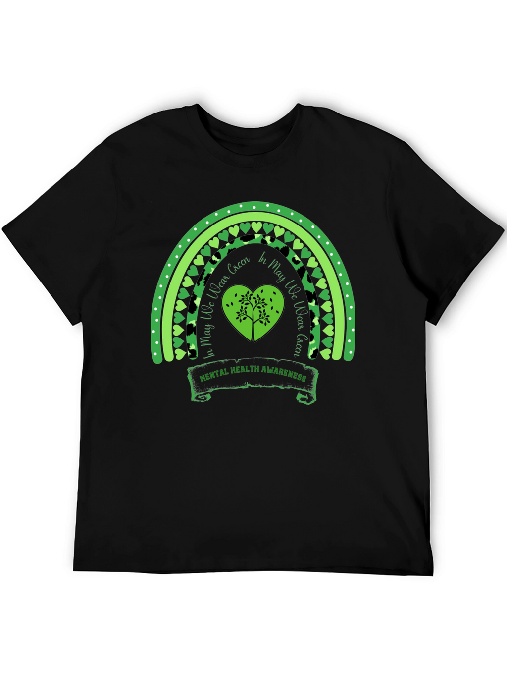 Mental Health Awareness Rainbow T-Shirt