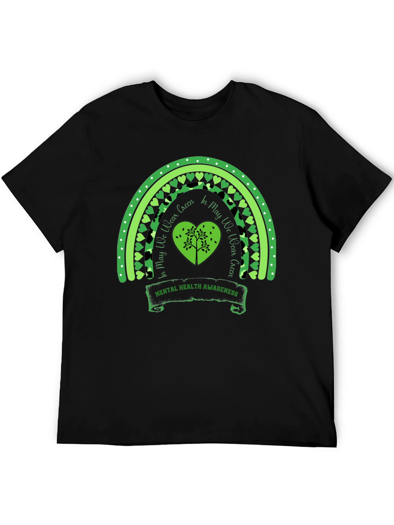 Mental Health Awareness Rainbow T-Shirt