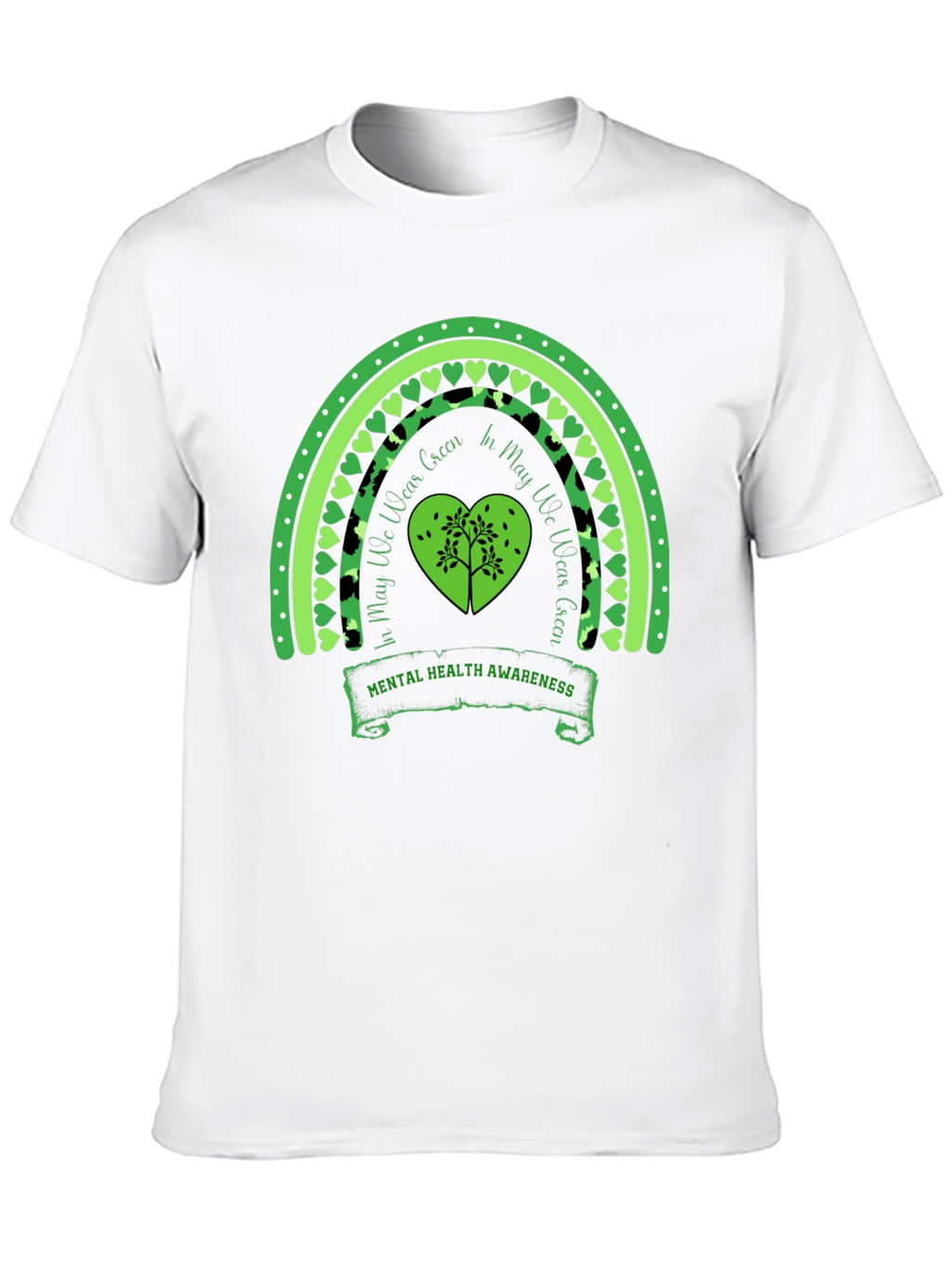 Mental Health Awareness Rainbow T-Shirt