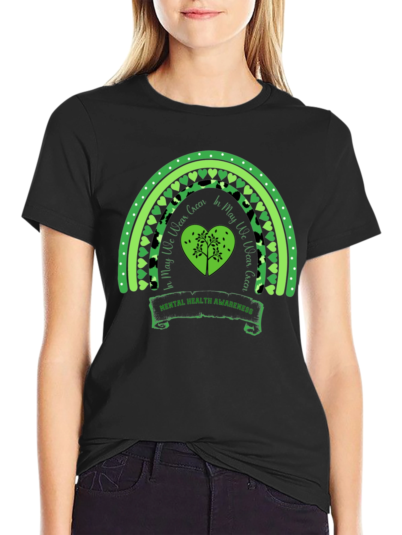 Mental Health Awareness Rainbow T-Shirt
