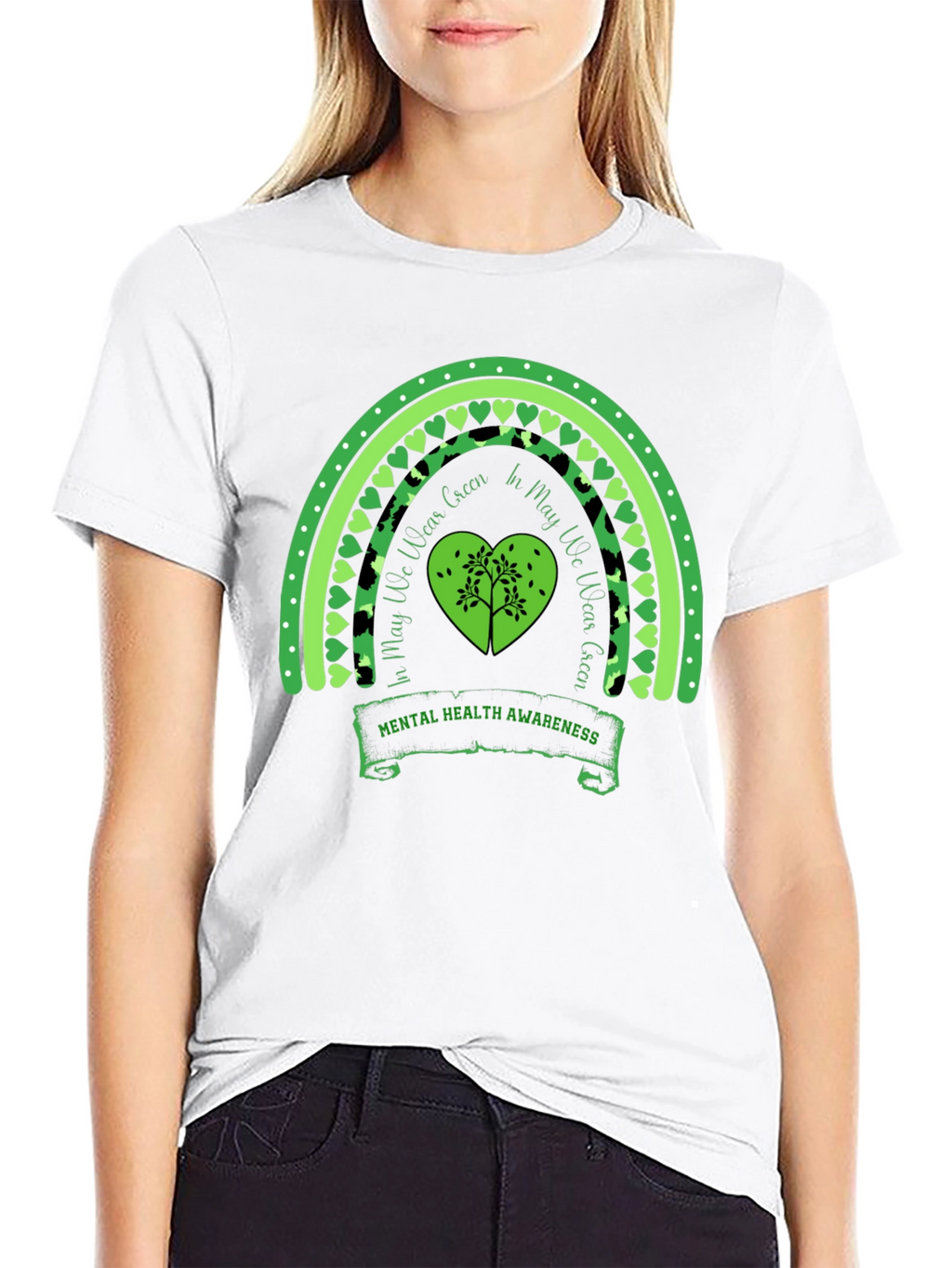 Mental Health Awareness Rainbow T-Shirt