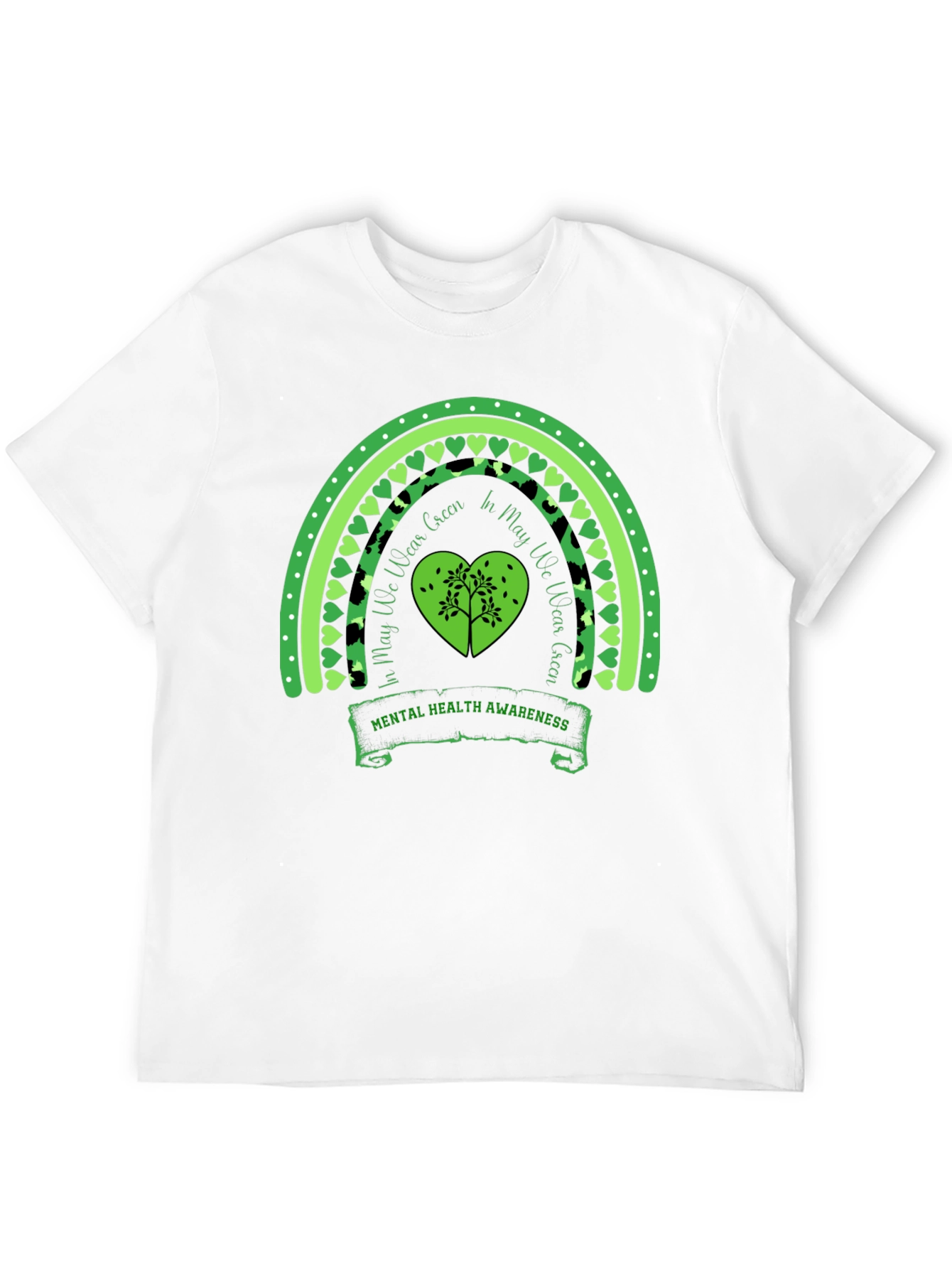 Mental Health Awareness Rainbow T-Shirt