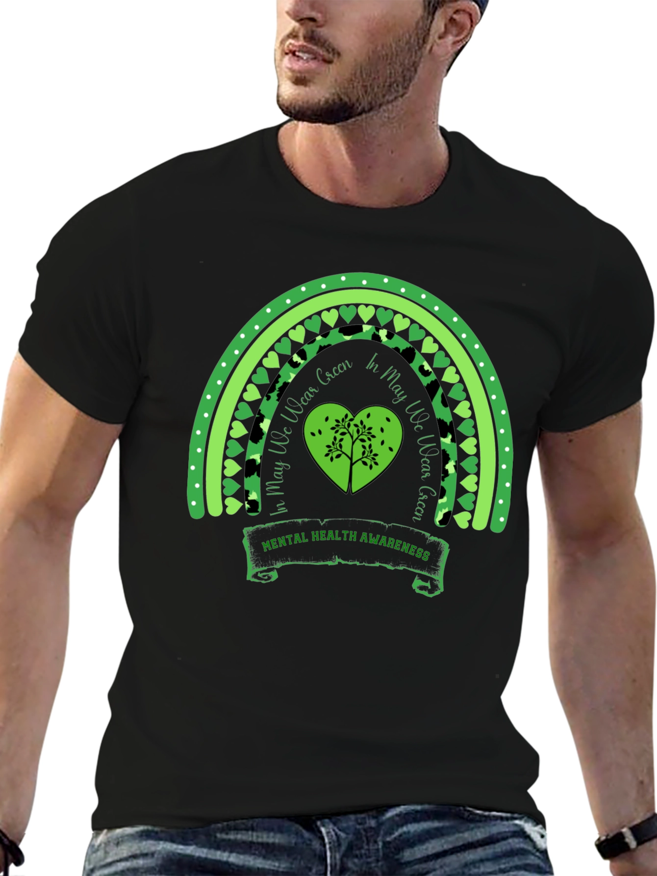 Mental Health Awareness Rainbow T-Shirt