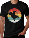 Retro Rodeo T-Shirt - Western Bull Riding Tee
