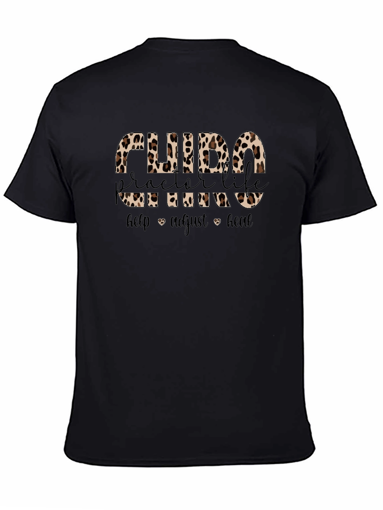 Chiropractor Life Leopard Print T-Shirt