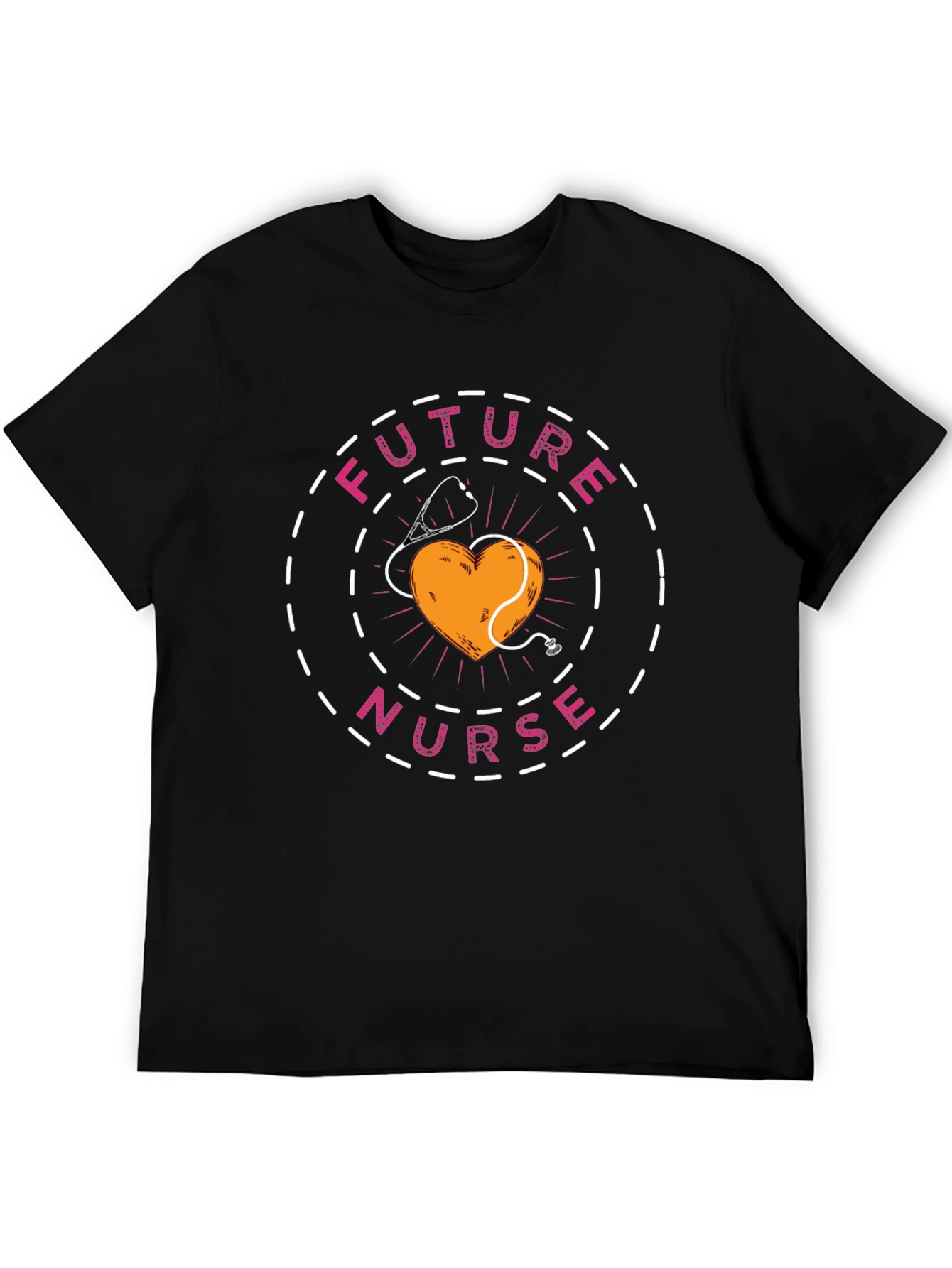Future Nurse T-Shirt - Heart & Stethoscope Design