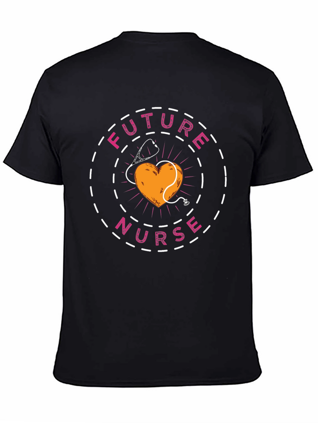 Future Nurse T-Shirt - Heart & Stethoscope Design